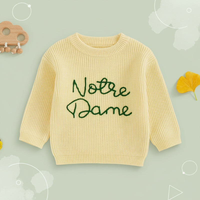 WarmWeave – Comfortabel & Speels – 'Notre Dame' Trui