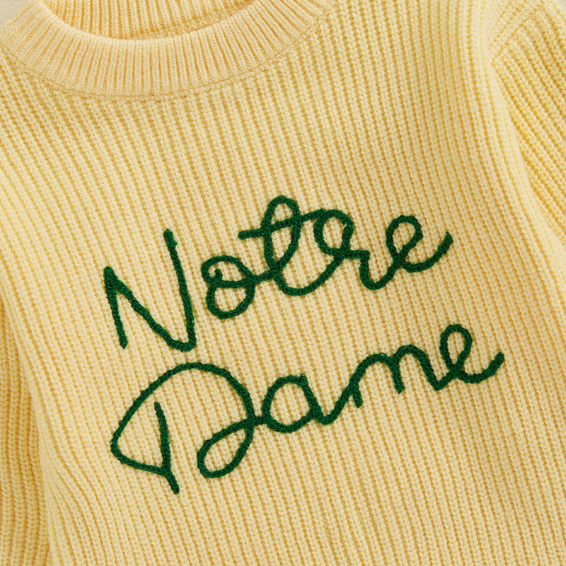 WarmWeave – Comfortabel & Speels – 'Notre Dame' Trui