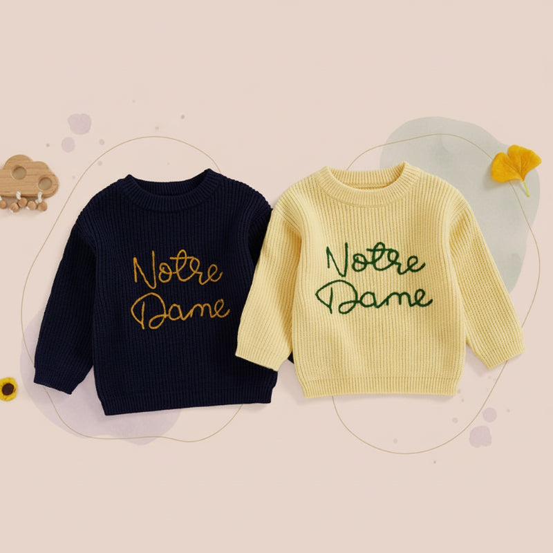 WarmWeave – Comfortabel & Speels – 'Notre Dame' Trui