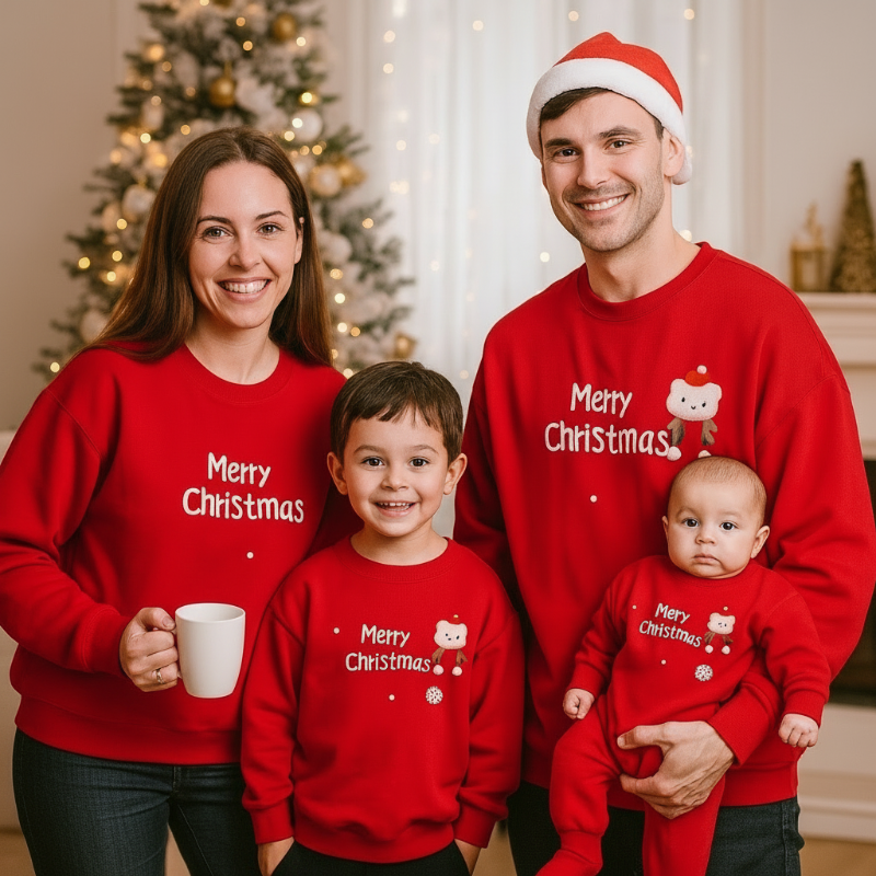 FamXmas – Kerst Romper & Trui voor de hele familie