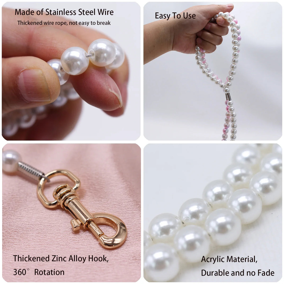 Luxury Pearl Pet Leash