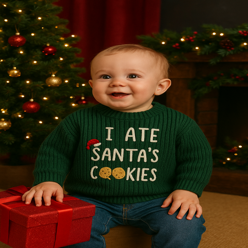 JoyKnit – Knus & Warm - Kersttrui met tekst
